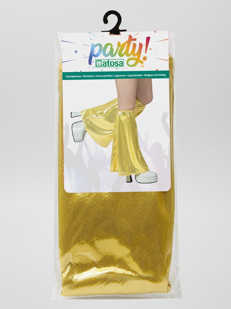 Disco verkleedkleding - Beenwarmers GEEL - Kiabi