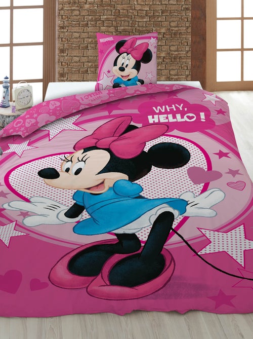 Disney 1-persoons dekbedovertrekset - 2-delig: 1 dekbedovertrek + 1 kussensloop - Kiabi