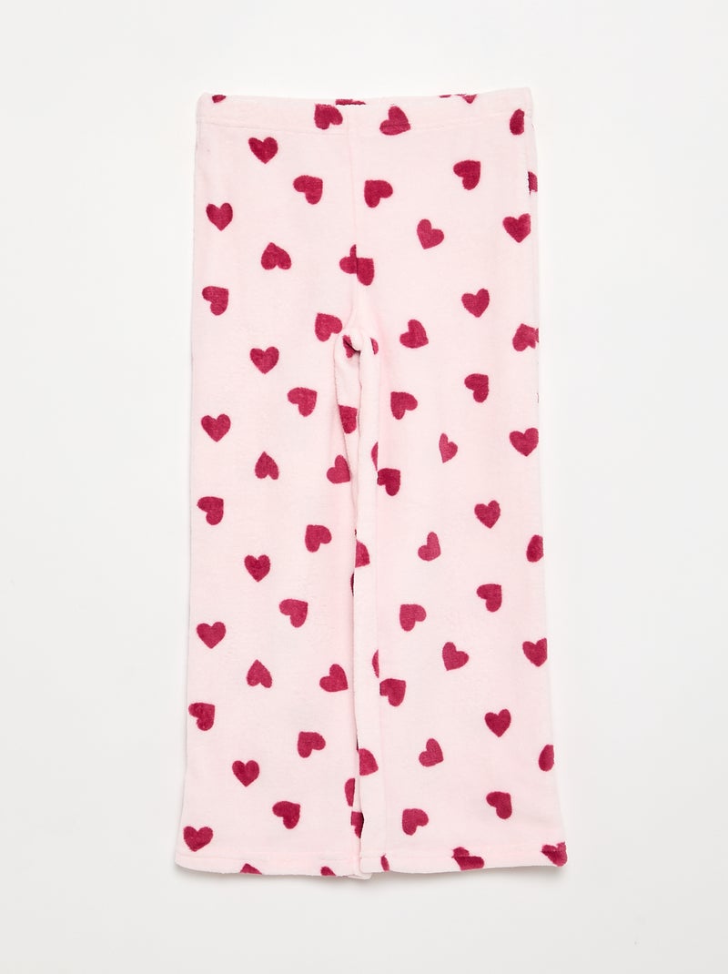 "Disney" 2-delige pyjama - Sweater + broek Rose - Kiabi
