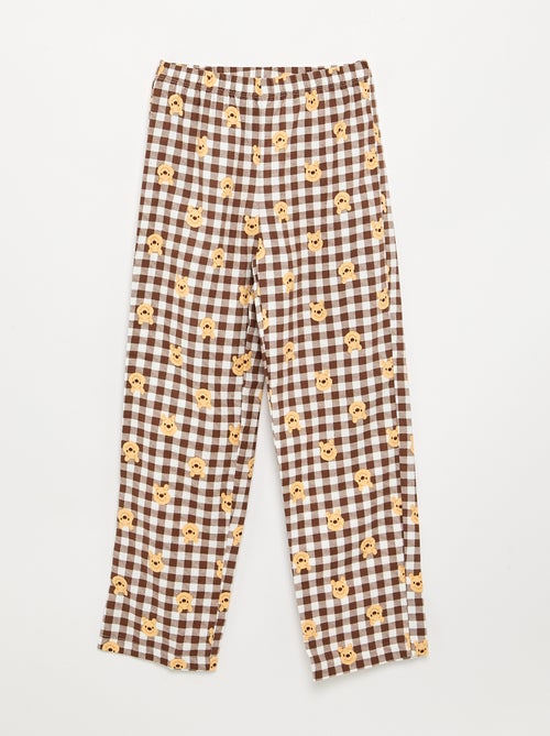 Disney 2-delige pyjama - T-shirt met lange mouwen + broek - Kiabi