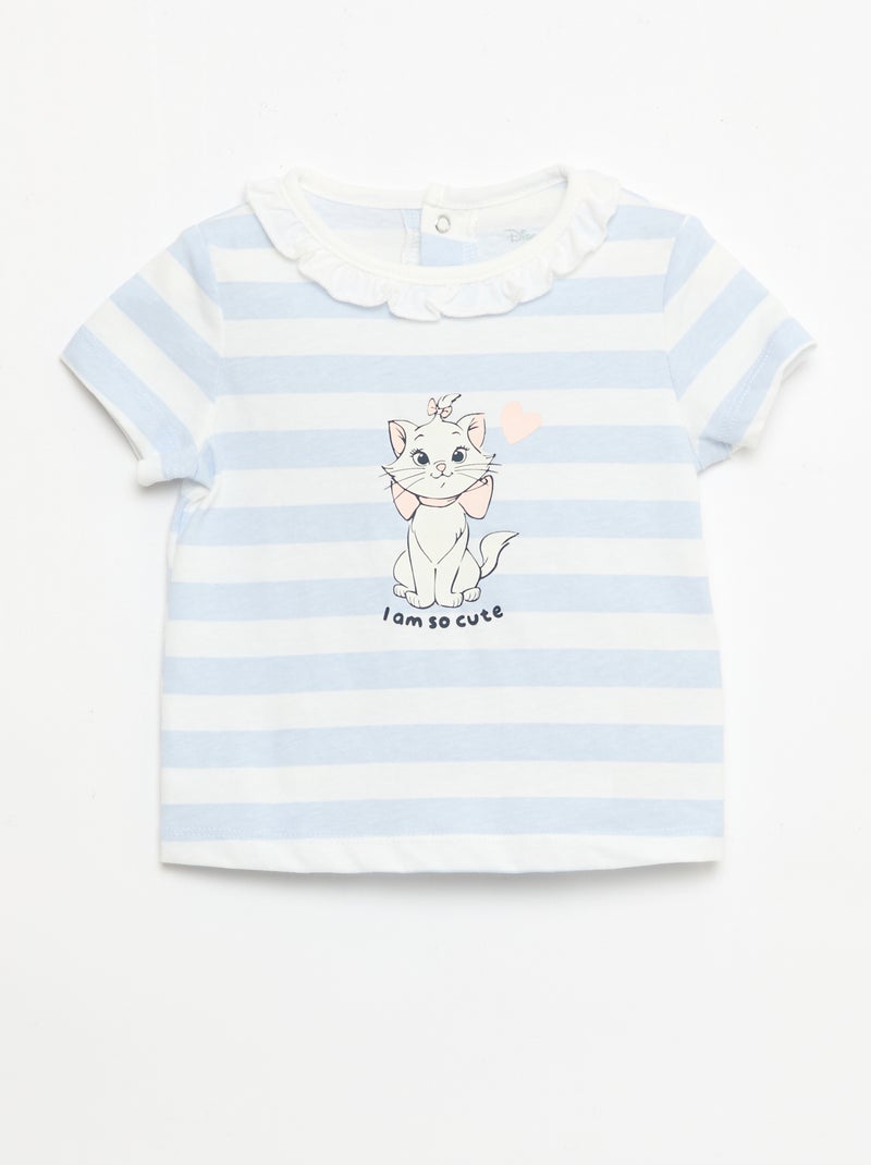 Disney 2-delige set - T-shirt + korte jumpsuit Blauw - Kiabi