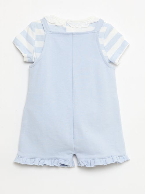 Disney 2-delige set - T-shirt + korte jumpsuit - Kiabi