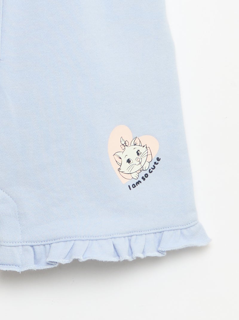 Disney 2-delige set - T-shirt + korte jumpsuit Blauw - Kiabi