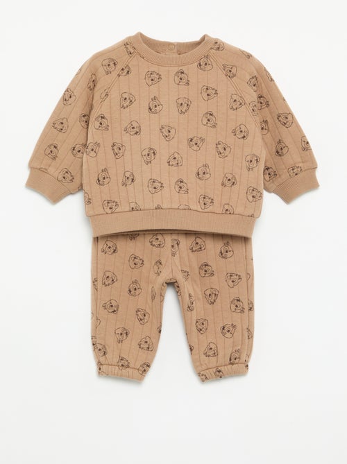 "Disney" 2-delige set: sweatshirt + broek - Kiabi