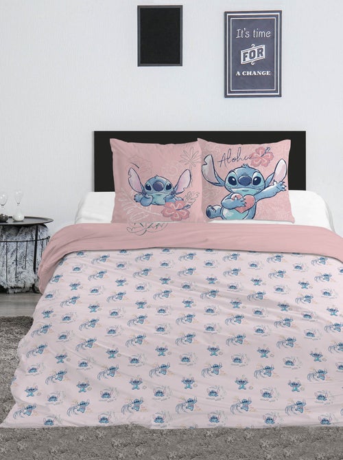 Disney beddengoedset 3-delig - 1 dekbedovertrek voor 2 personen + 2 kussenslopen - Kiabi