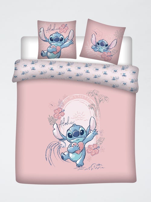 Disney beddengoedset 3-delig - 1 dekbedovertrek voor 2 personen + 2 kussenslopen - Kiabi