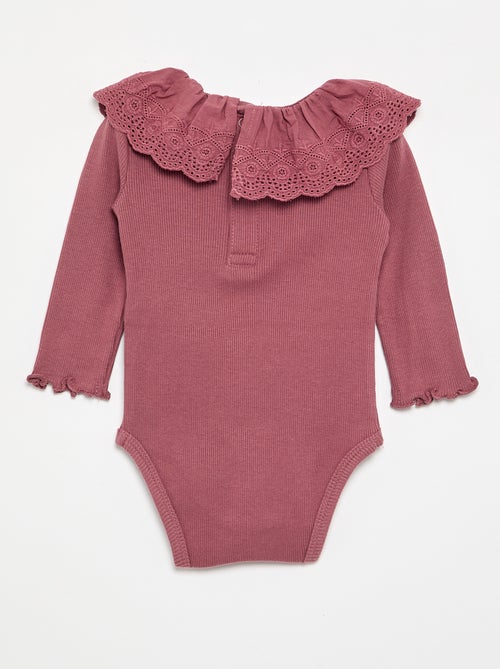 Disney-body met geborduurde kraag - Kiabi Disney-body met geborduurde kraag - Kiabi