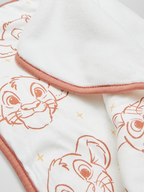 'Disney'-deketje met fleecevoering en 'Simba'-print - Kiabi