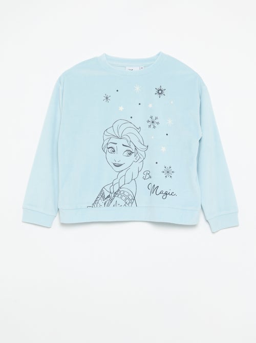 Disney 'Frozen' pyjamaset van velours - Kiabi Disney 'Frozen' pyjamaset van velours - Kiabi