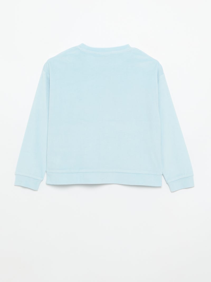 Disney 'Frozen' pyjamaset van velours Blauw - Kiabi
