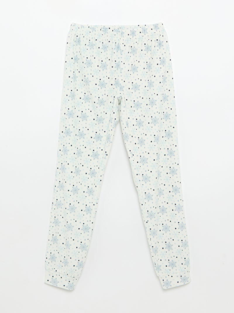 Disney 'Frozen' pyjamaset van velours Blauw - Kiabi