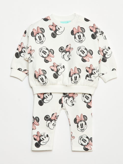 Disney-joggingpak met Minnie-print: sweater + broek - 2-delig - Kiabi