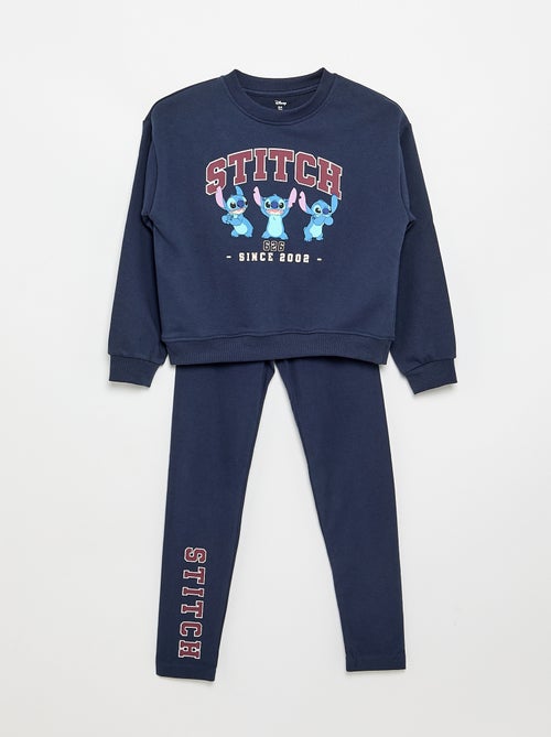 "Disney" joggingpak van ongeruwde molton (french terry) - 2-delig: sweatshirt + broek - Kiabi "Disney" joggingpak van ongeruwde molton (french terry) - 2-delig: sweatshirt + broek - Kiabi