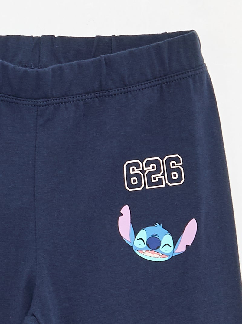 "Disney" joggingpak van ongeruwde molton (french terry) - 2-delig: sweatshirt + broek Blauw - Kiabi