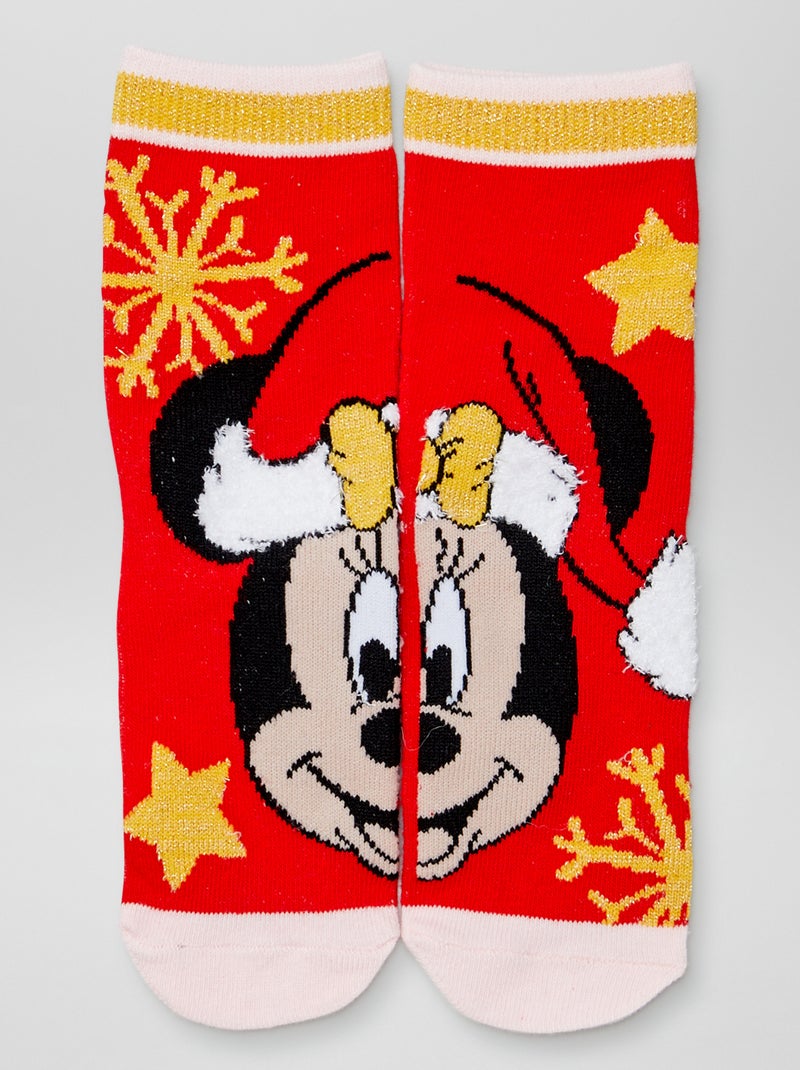 'Disney'-kerstsokken ROOD - Kiabi