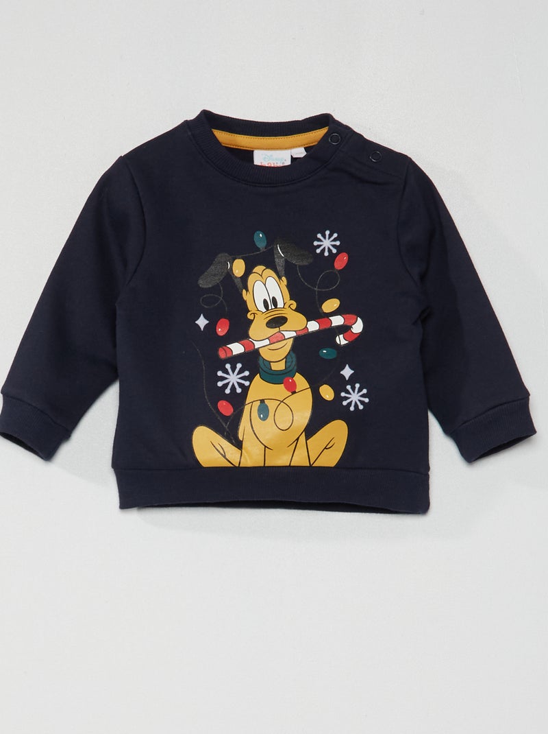 Disney-kerstsweater BLAUW - Kiabi