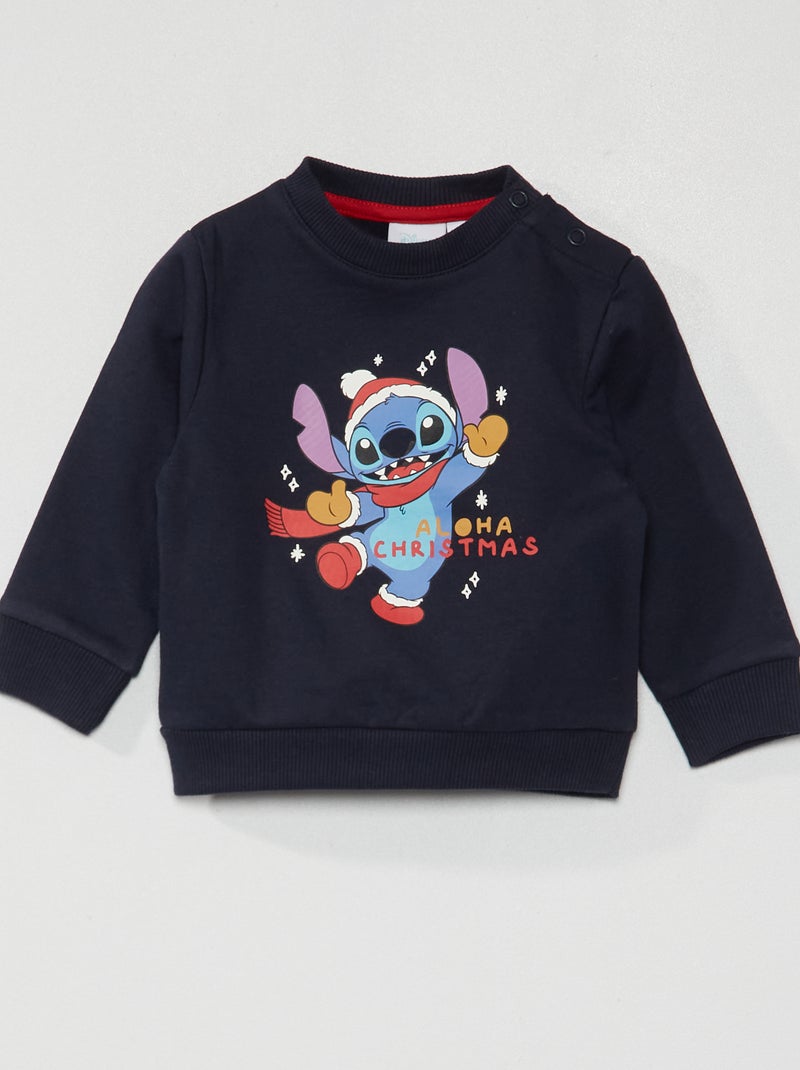 Disney-kerstsweater BLAUW - Kiabi