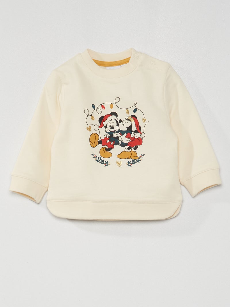 Disney-kerstsweater WIT - Kiabi