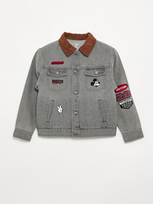 Disney Mickey denim jas met lange mouwen - Kiabi