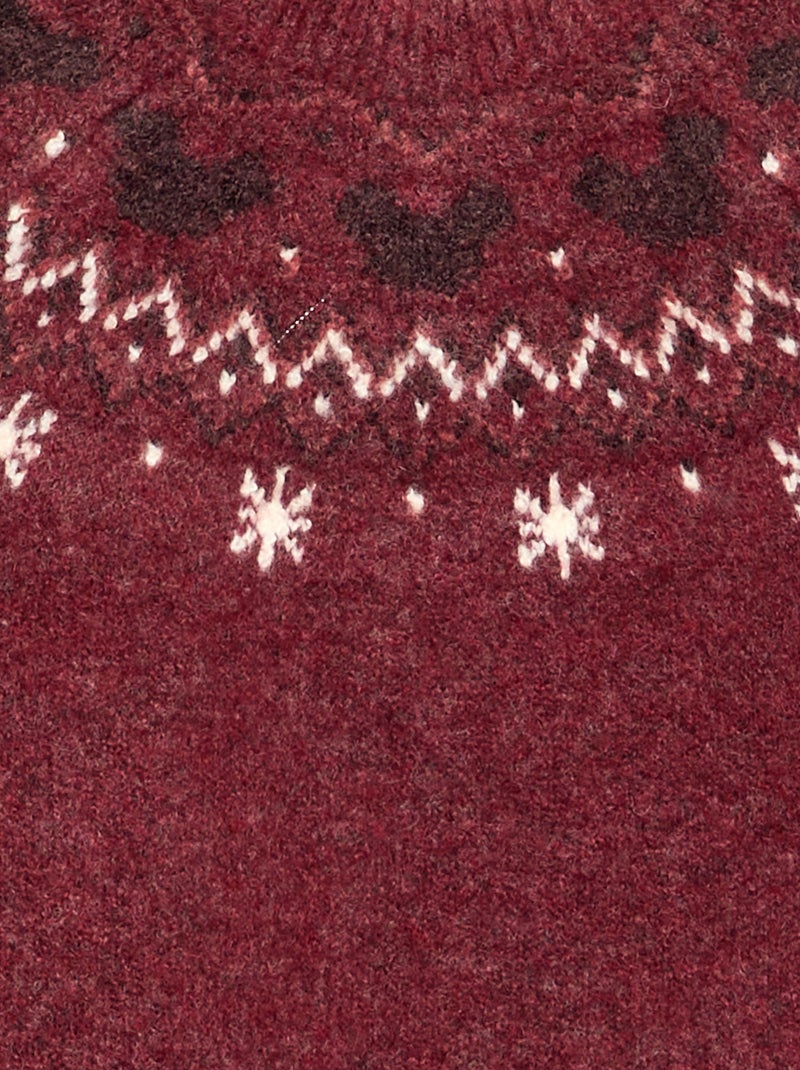 Disney Mickey trui met ronde hals 'Kerst' Bruin - Kiabi