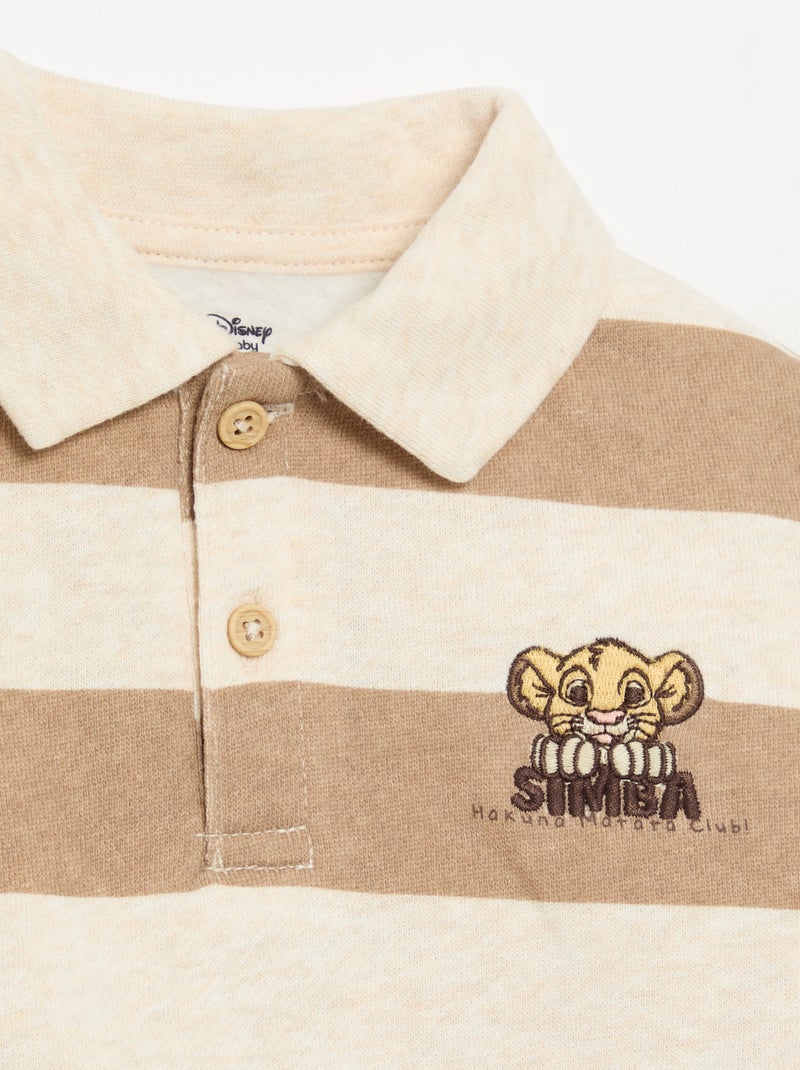 Disney'-poloshirt van fleece Biege - Kiabi