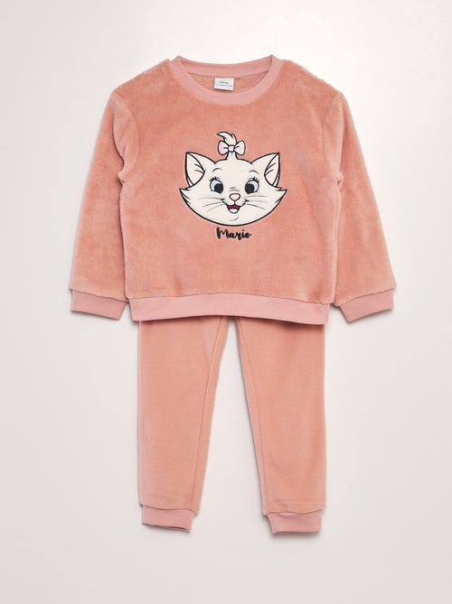 Disney-pyjama van fleece met Marie-print - Kiabi