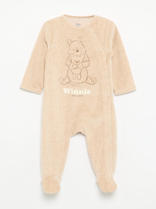 Disney pyjama van velours met lange mouwen - Kiabi