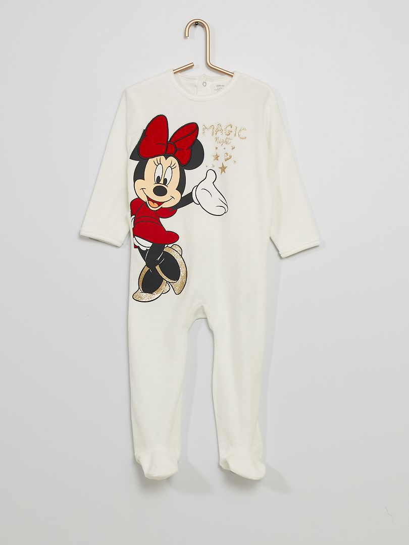 Disney-pyjama van velours minnie - Kiabi