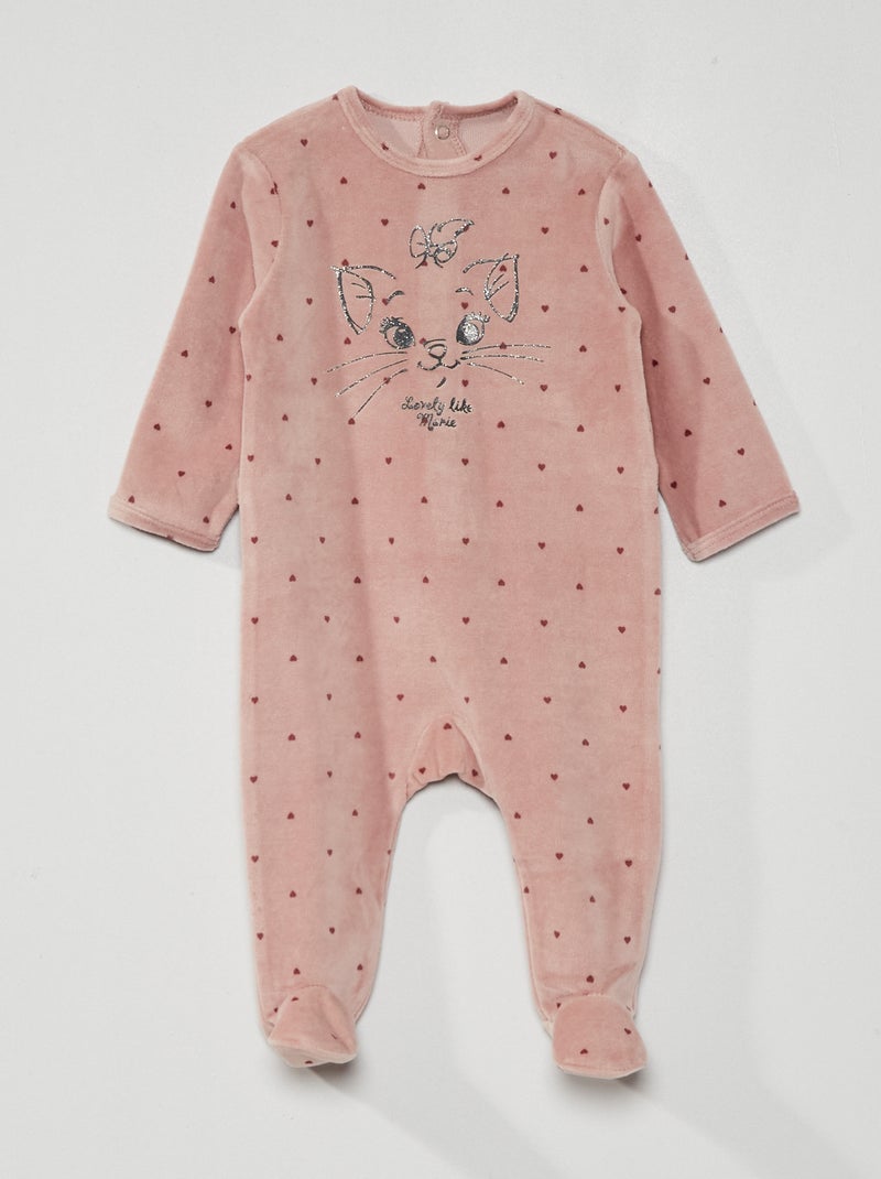 'Disney'-pyjama van velours ROSE - Kiabi