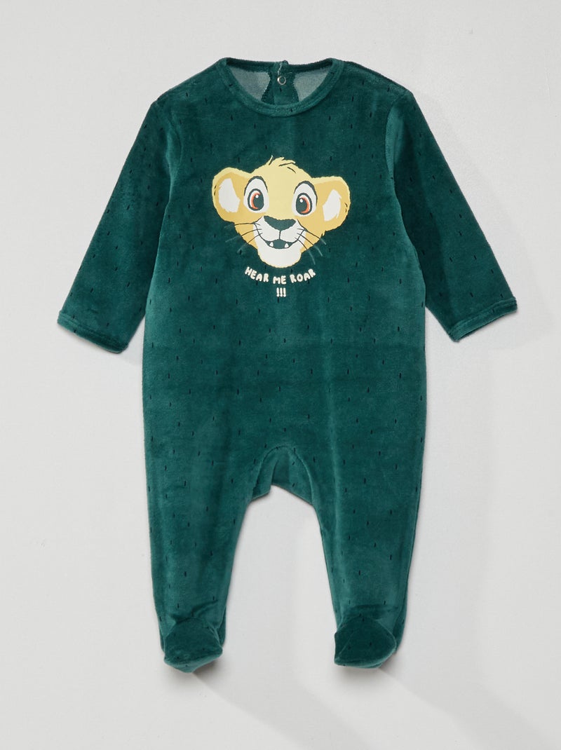 'Disney'-pyjama van velours simba - Kiabi