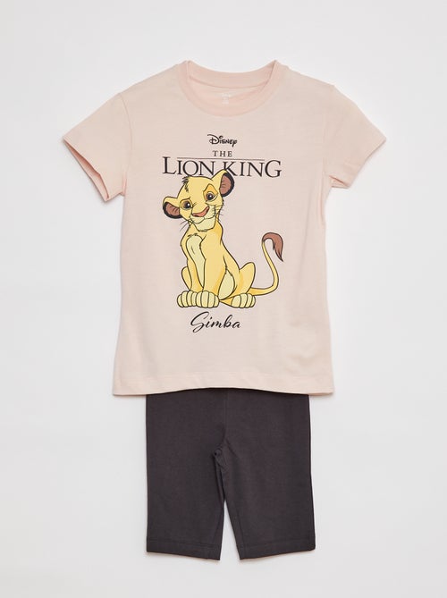 'Disney'-pyjamaset - Wijd T-shirt + legging - 2-delig - Kiabi