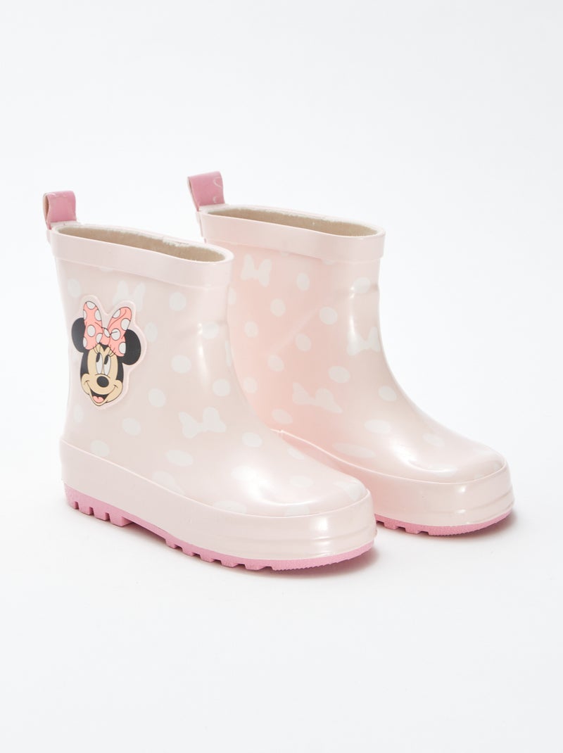 Disney-regenlaarzen met Minnie- en bloemenprint Rose - Kiabi