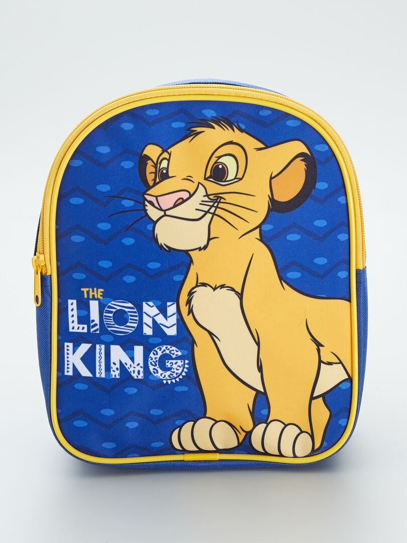 Disney-rugzak met The Lion King-print blauw - Kiabi