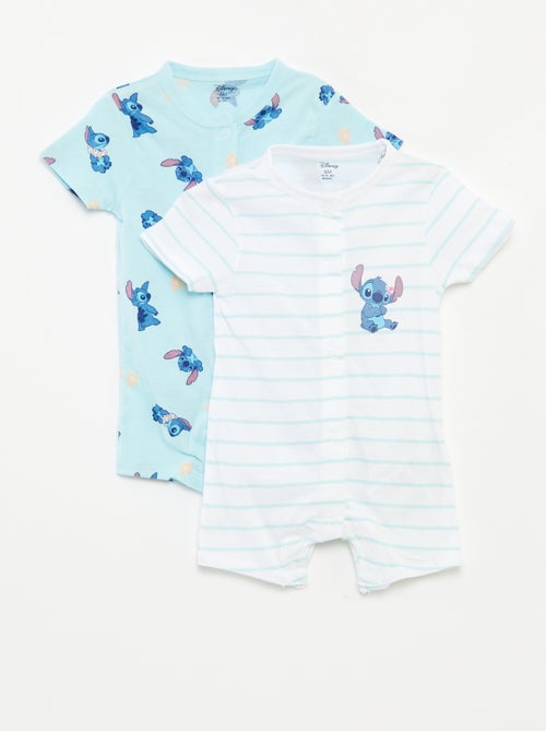 'Disney'-setje met 2 speelpakjes met korte mouw - Kiabi