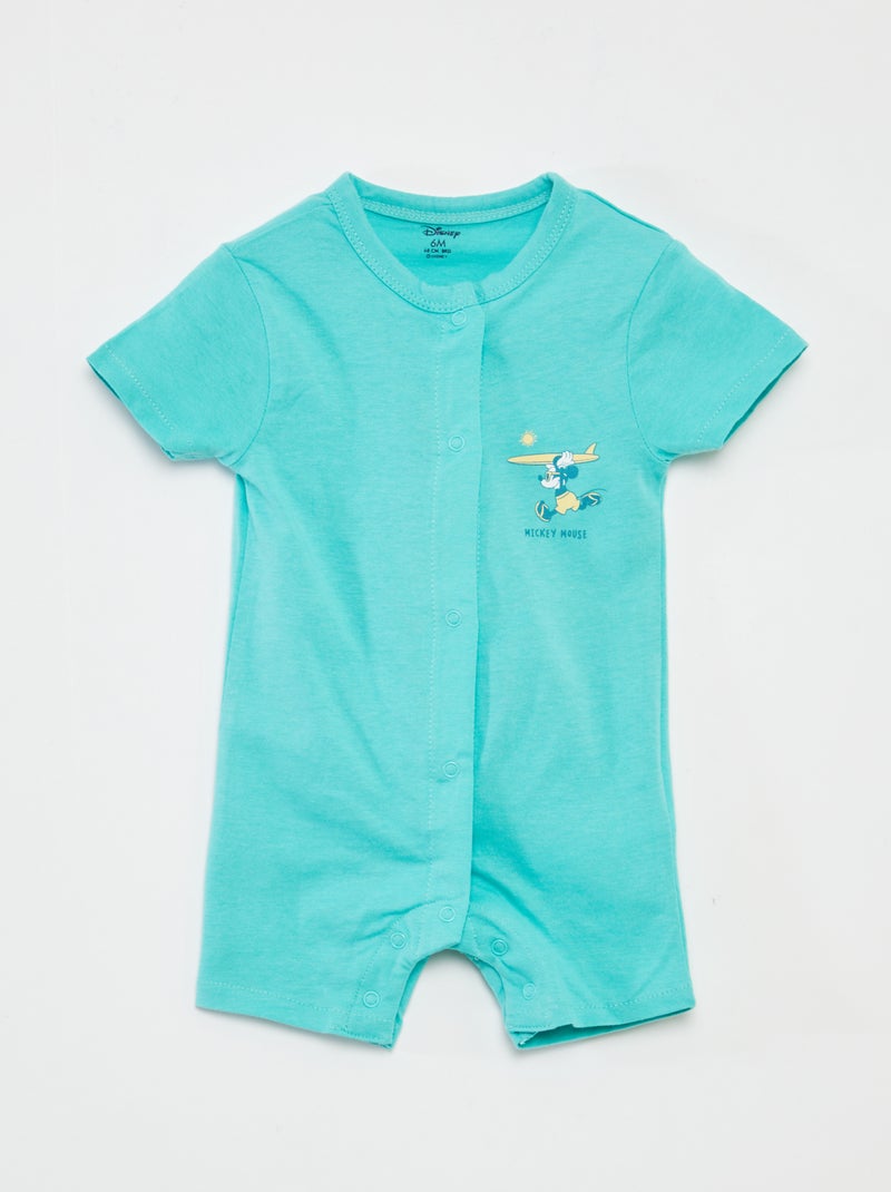 'Disney'-setje met 2 speelpakjes met korte mouw BLAUW - Kiabi