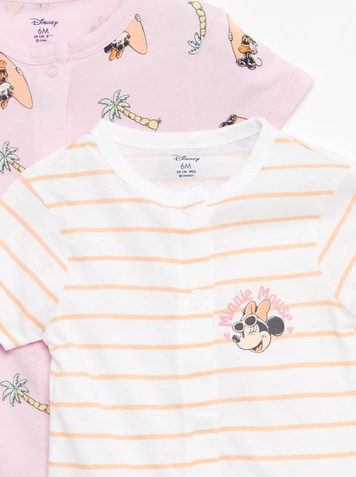 'Disney'-setje met 2 speelpakjes met korte mouw - Kiabi