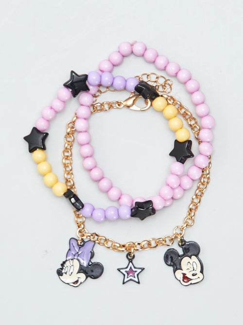 'Disney'-setje met 3 armbanden 'Minnie' - Kiabi