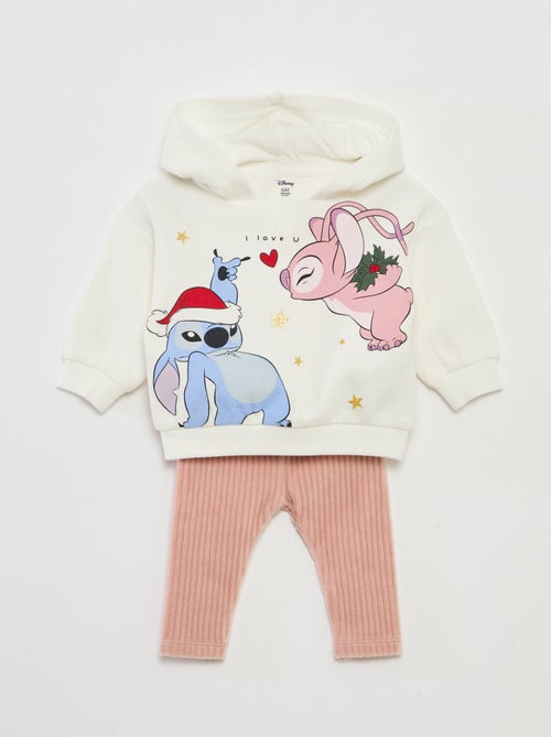 Disney'-setje met hoodie + legging met 'Stitch'-print - Kiabi