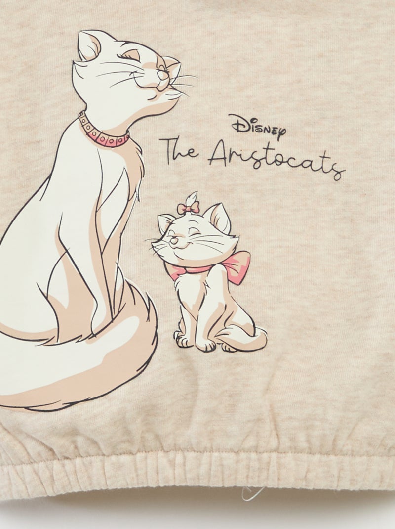 Disney-setje met sweater + legging met Marie-print Biege - Kiabi