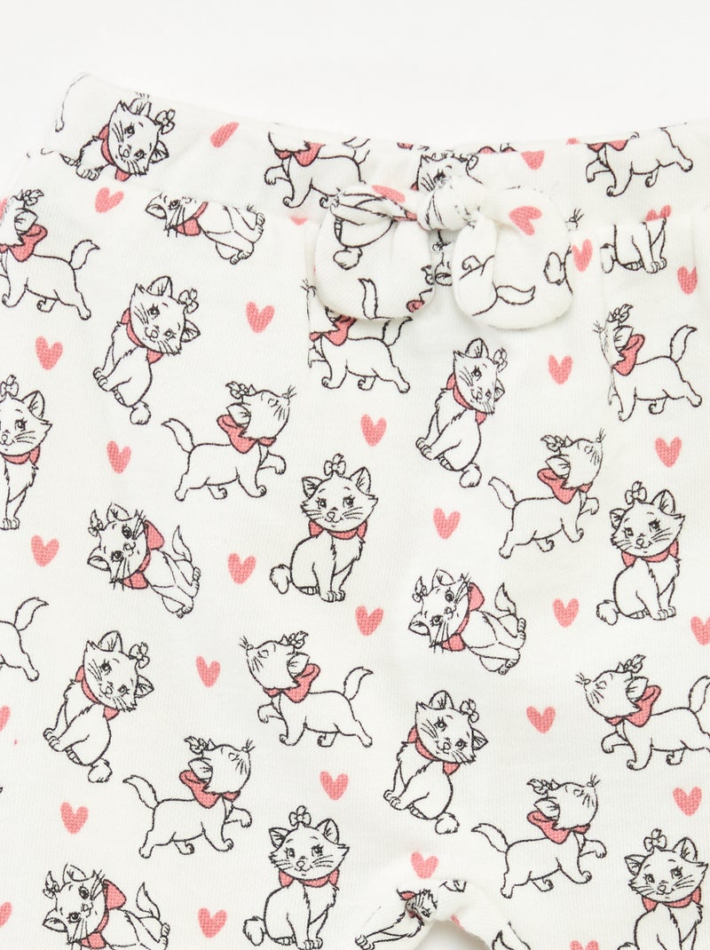 Disney-setje met sweater + legging met Marie-print Biege - Kiabi