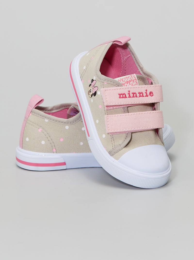 Disney-sneakers met Minnie-print Beige - Kiabi