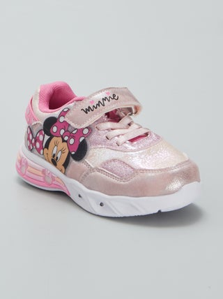 'Disney'-sneakers met 'Minnie'-print en ledlampjes