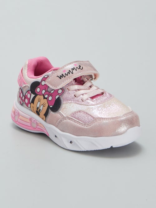 'Disney'-sneakers met 'Minnie'-print en ledlampjes - Kiabi