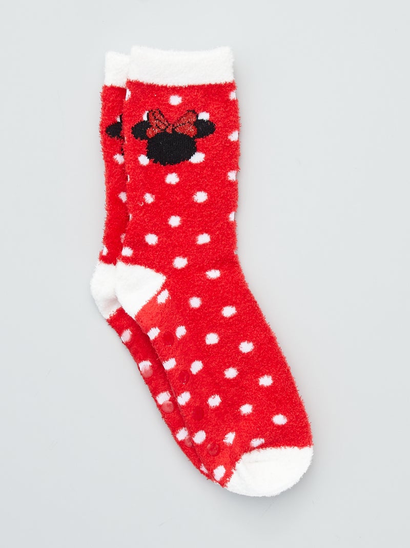 Disney-sokken met Minnie rood - Kiabi