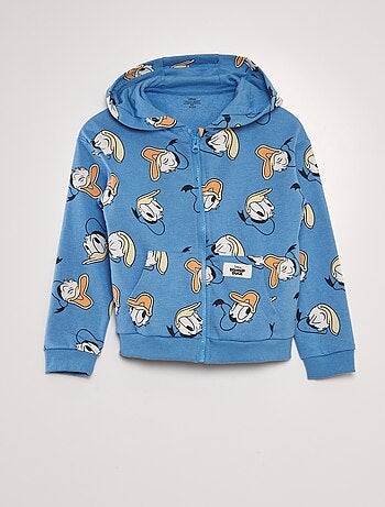 Disney-sweater met capuchon en Donals Duck-print - Kiabi