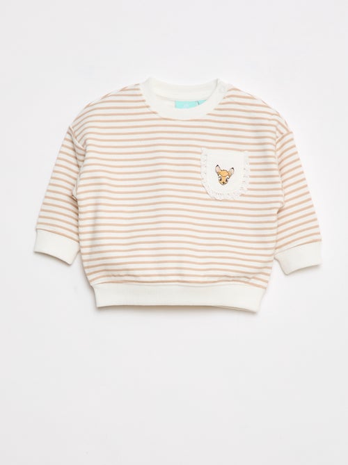 Disney-sweater met drukknoopsluiting op de schouder - Kiabi