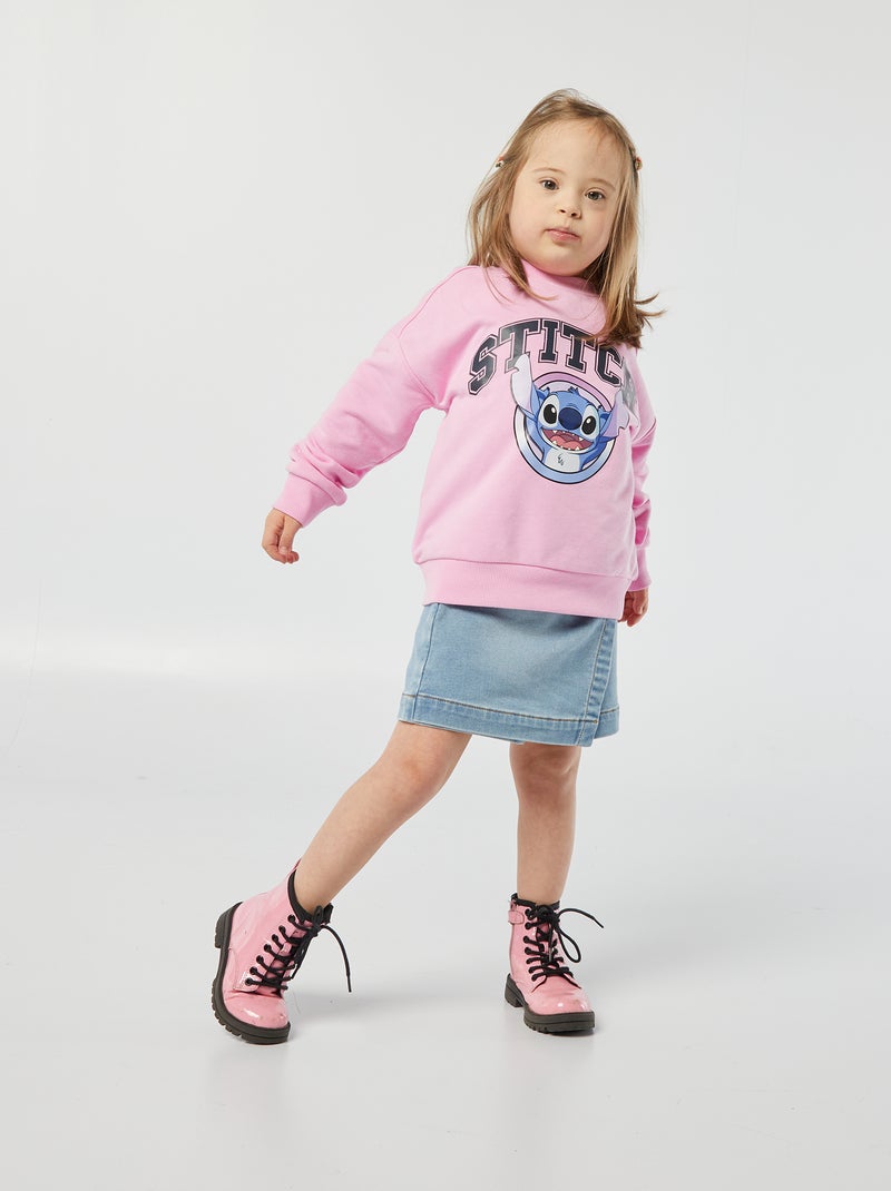 Disney-sweater met Stitch-print - So Easy ROSE - Kiabi
