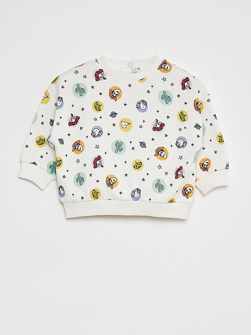 Disney-sweater met Toy Story-print WIT - Kiabi