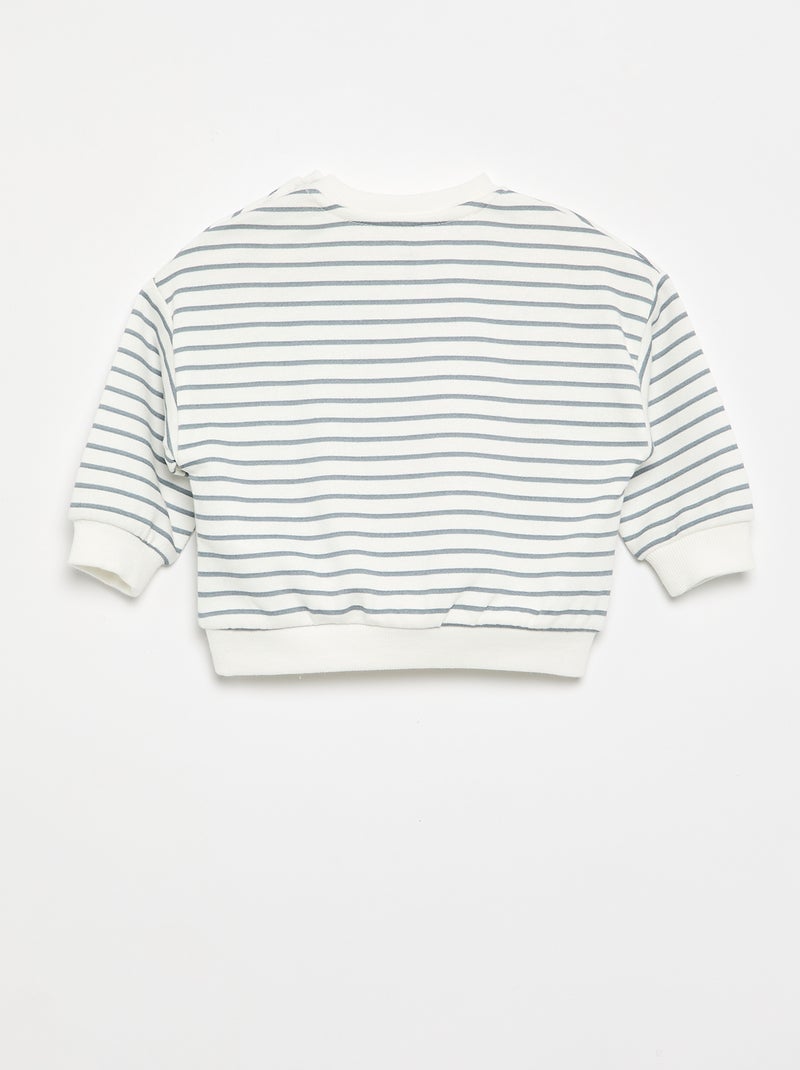 Disney-sweater van ongeruwde molton Wit - Kiabi