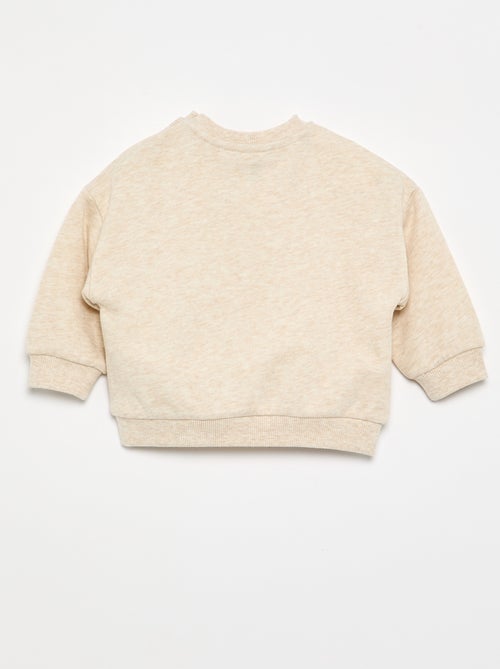 Disney-sweatshirt van ongeborsteld molton - Kiabi